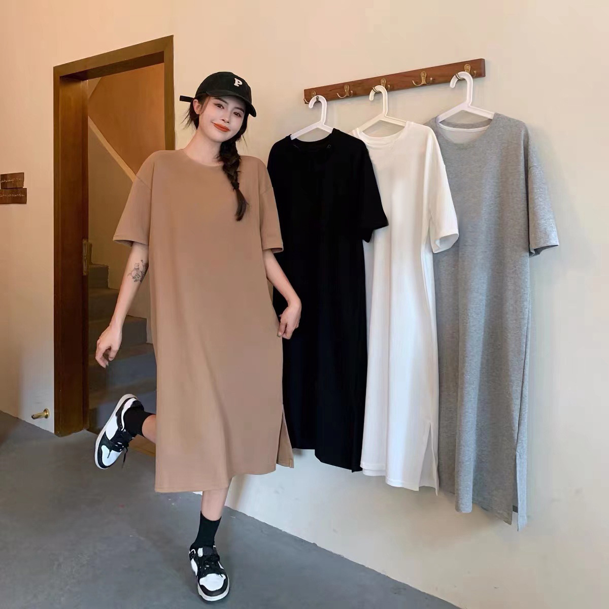 冰丝夏季吊带连衣裙A41