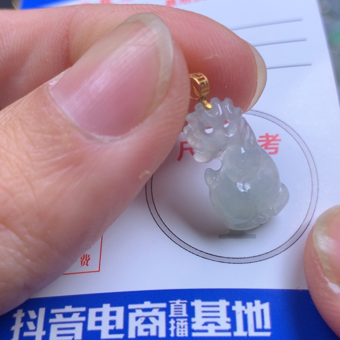 【闪购商品】翡翠颈饰18K金镶嵌翡翠