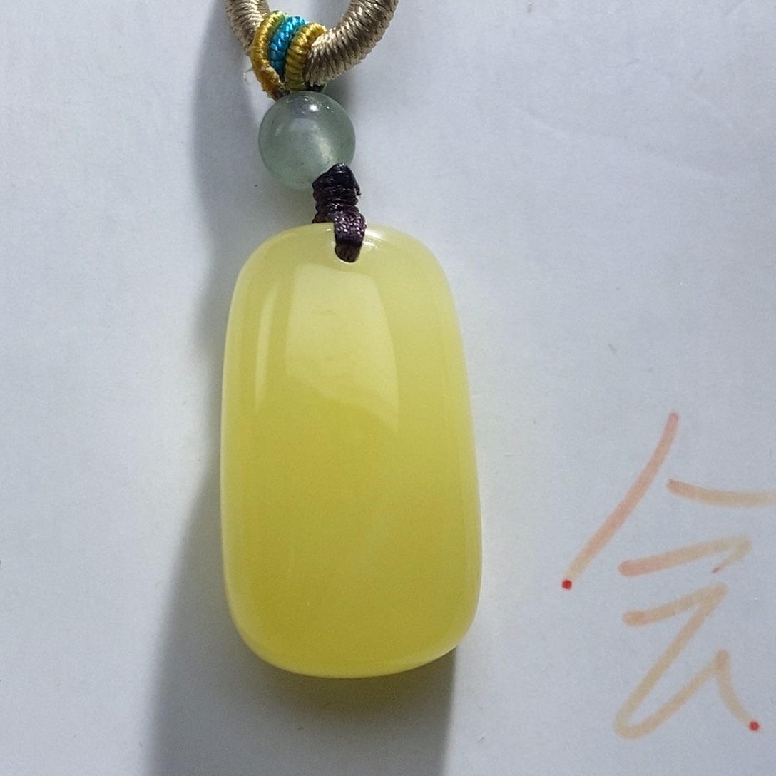 琥珀未镶嵌珠宝奇石蜜蜡吊坠