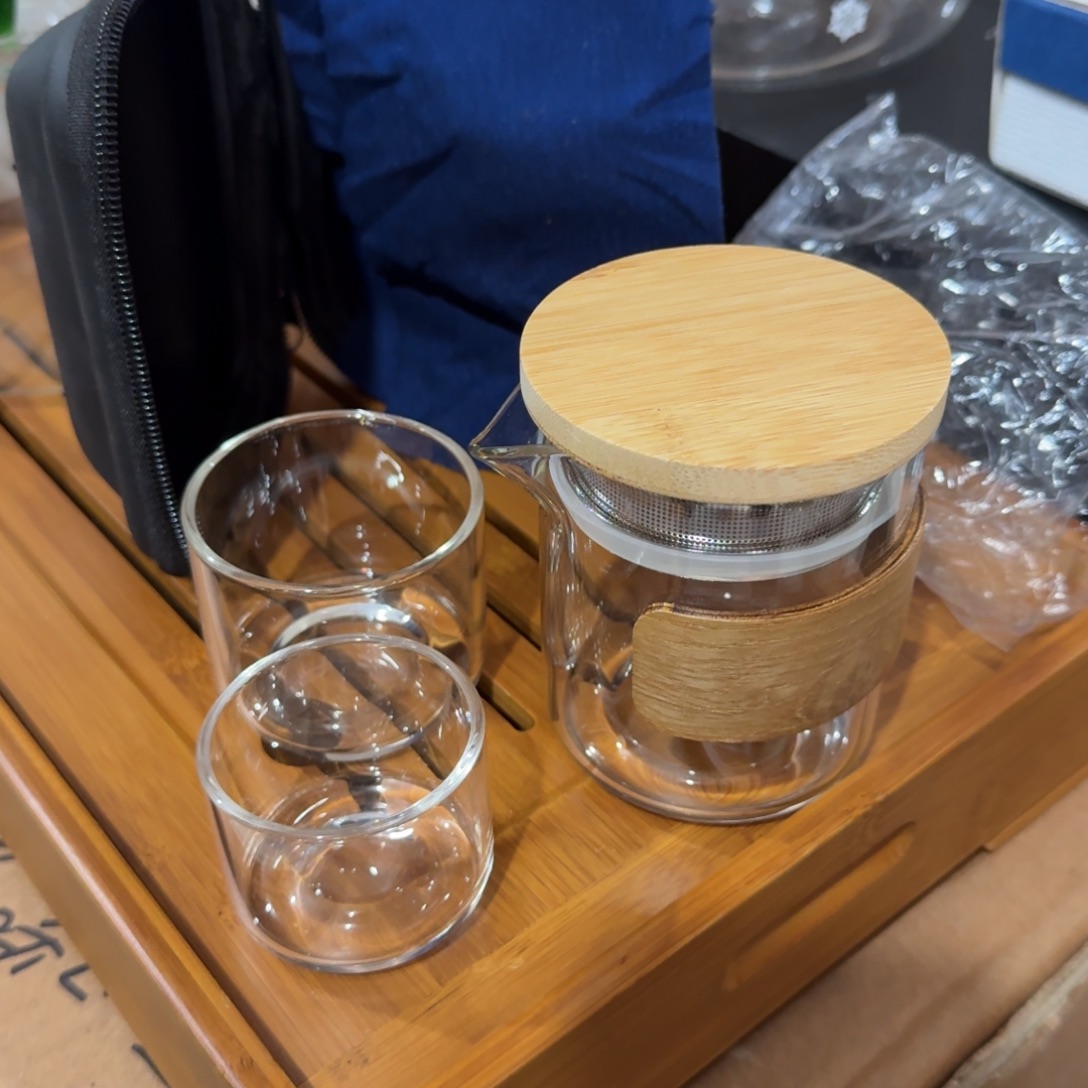 旅行套装 一壶两杯  