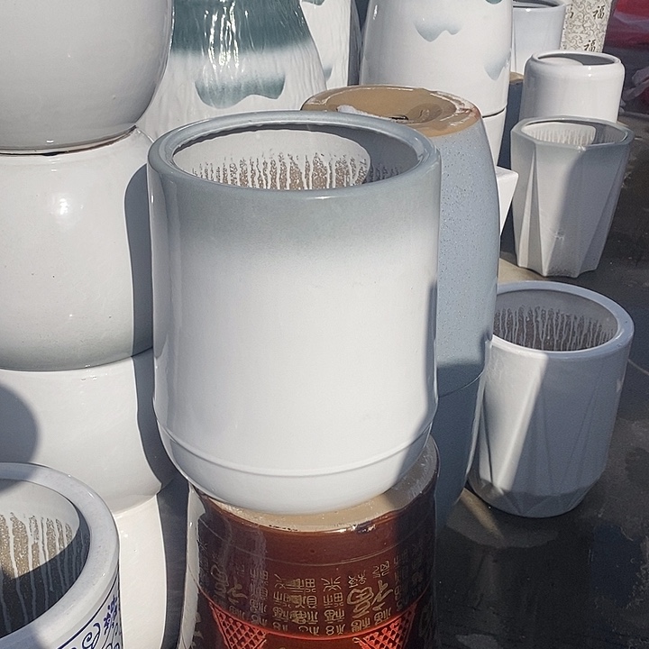 渐变绿水滴大号口28高35福利