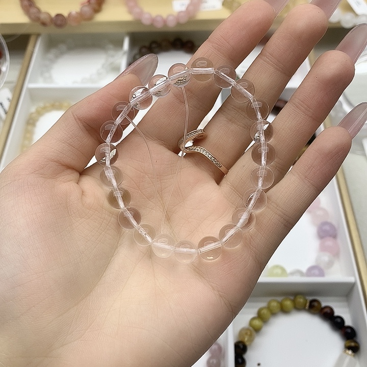 手链未镶嵌水晶白水晶