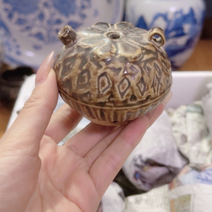 瓷片守****✨青花文房用品水壶