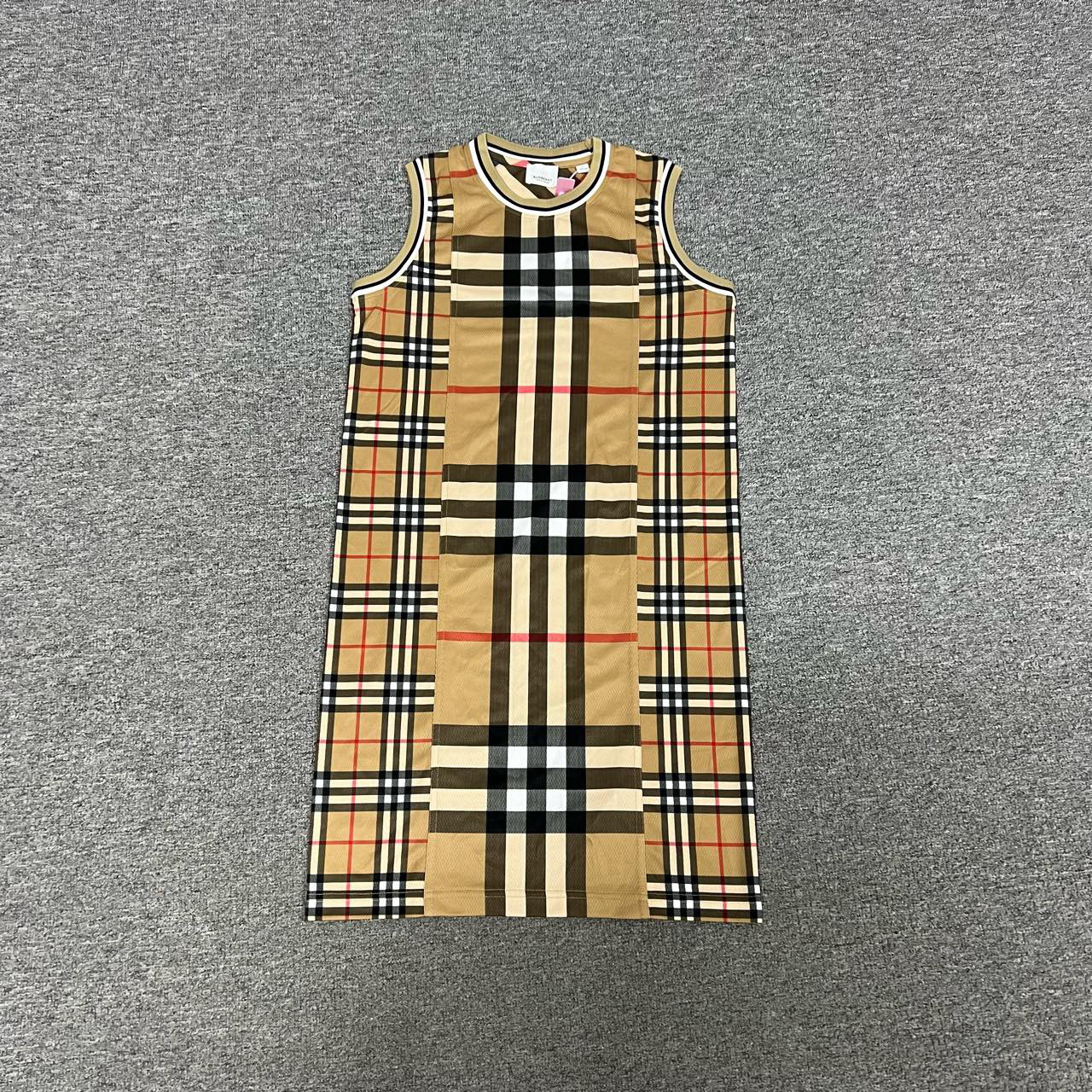 99新 Alexander McQueen/亚历山大·麦昆 Burberry 格纹 连衣裙