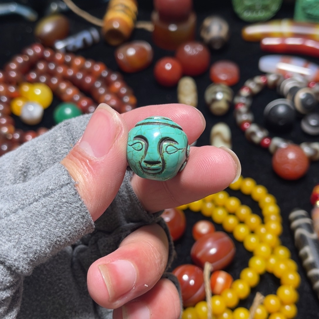 七***光玛瑙/玉髓合金玛瑙单珠