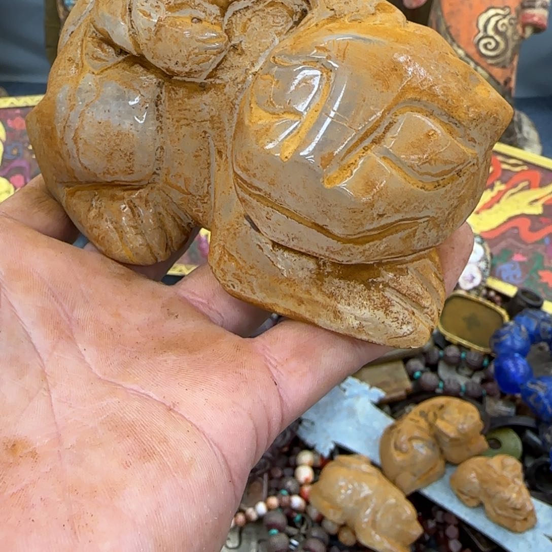 未镶嵌和田玉（糖玉）珠宝奇石浪*