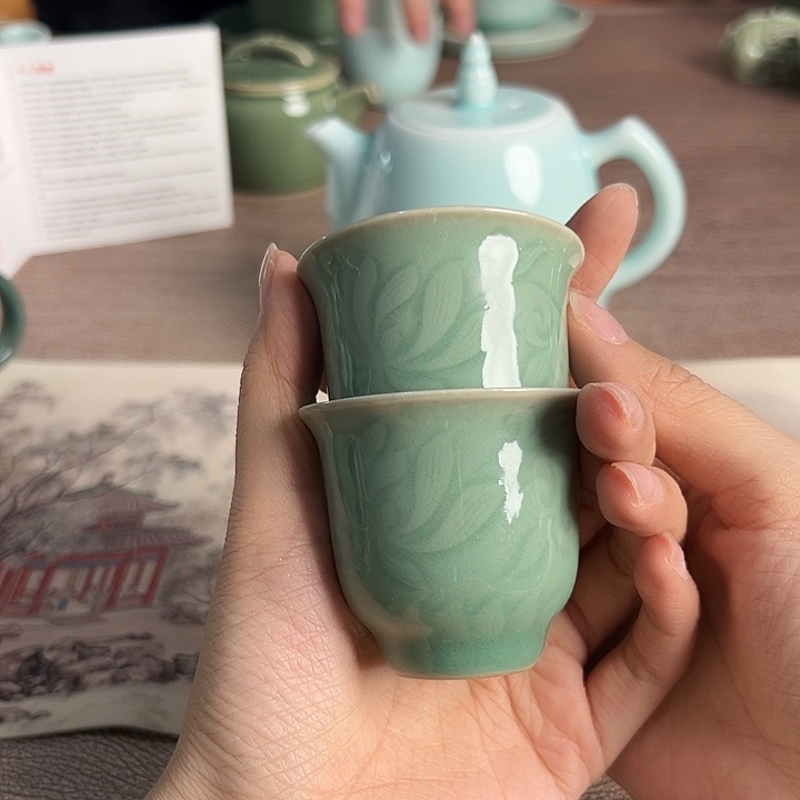 小米茶器龙泉青瓷
