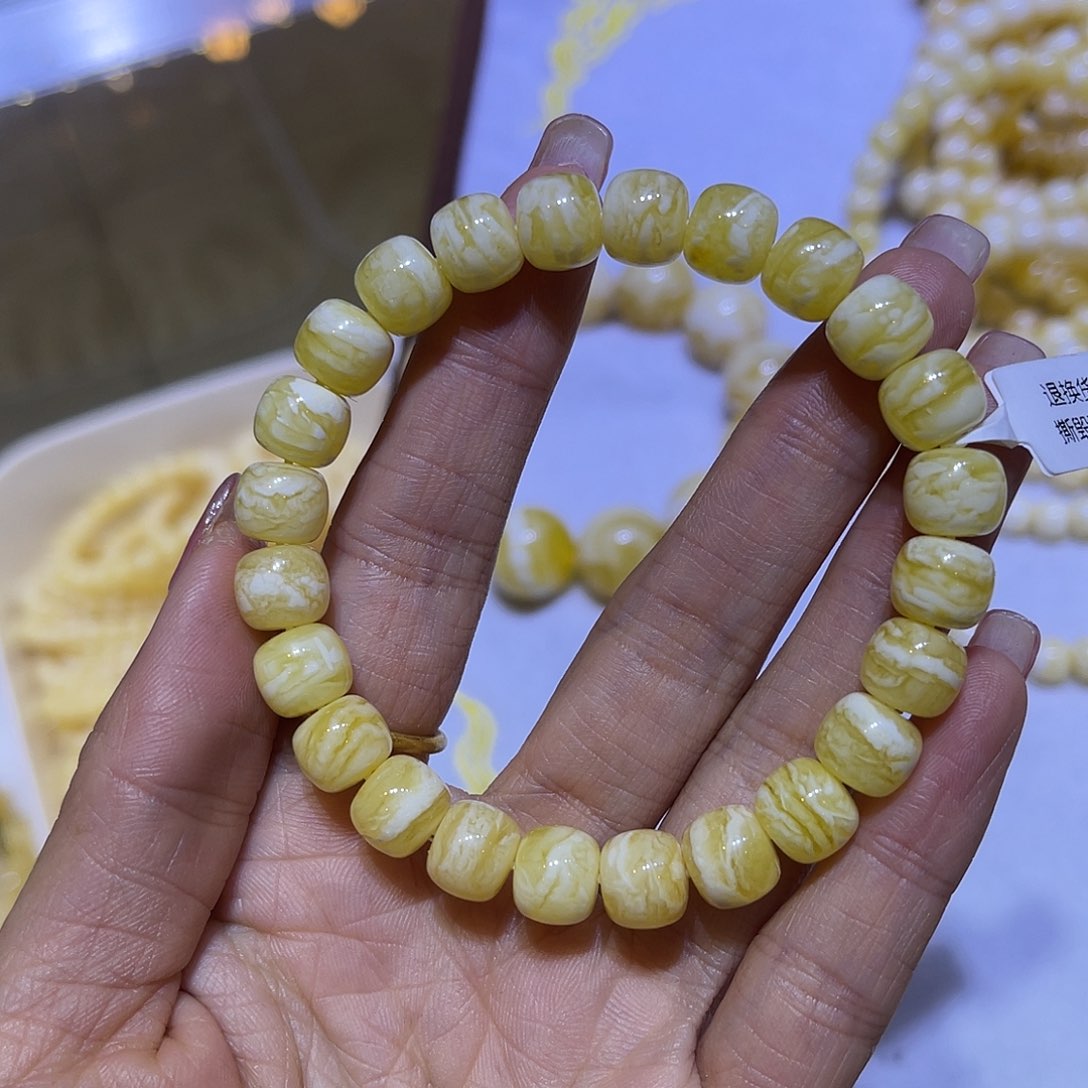 琥珀手链未镶嵌蜜蜡手串