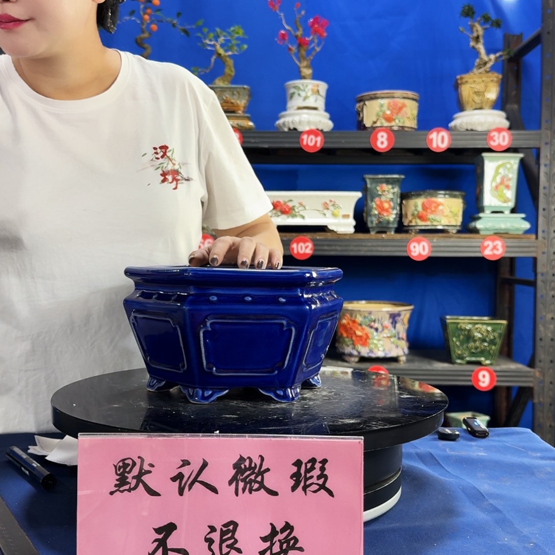 569宝蓝大瑕疵随机介意勿拍不退换外口20内深11