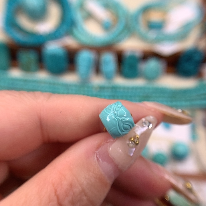 绿松石挂件未镶嵌