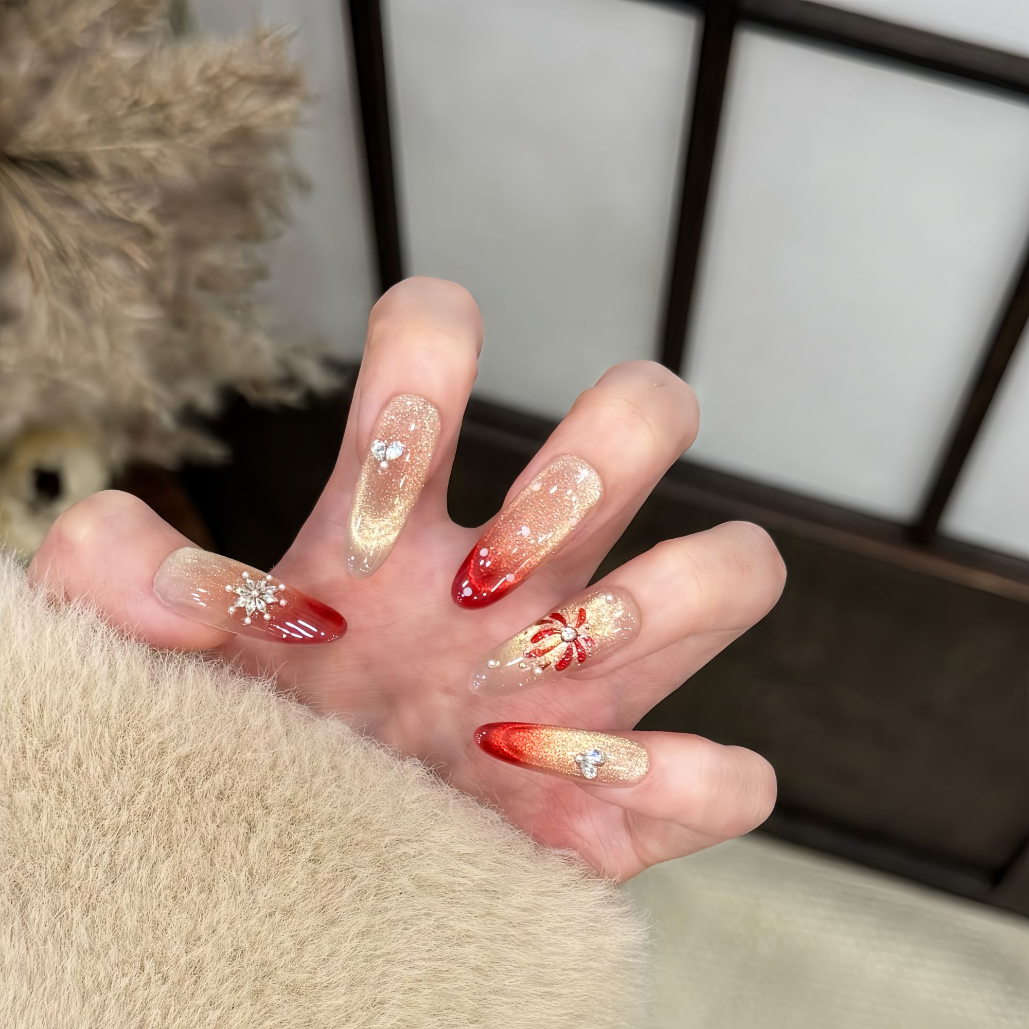 W-布契花火-XingHeJiYu轻奢高定美甲 10片装