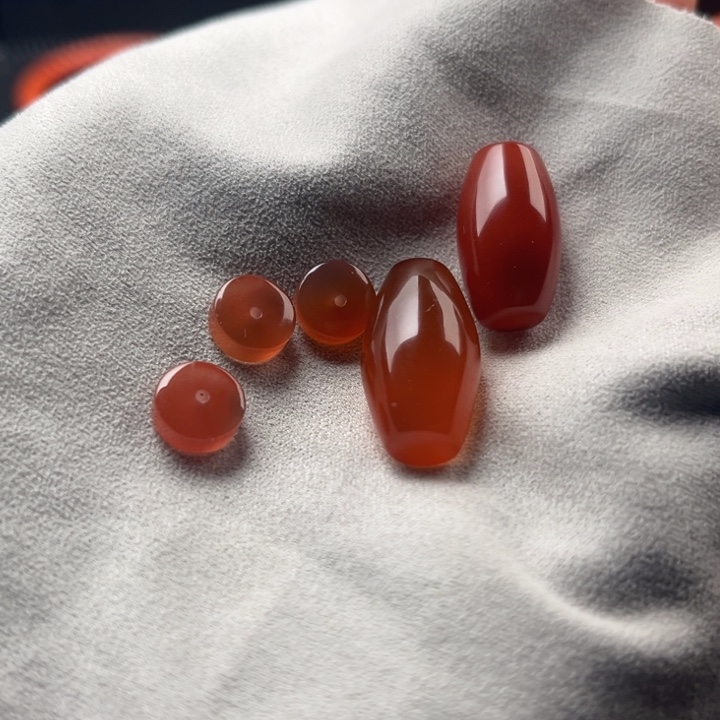 南红玛瑙珠子未镶嵌李*乐