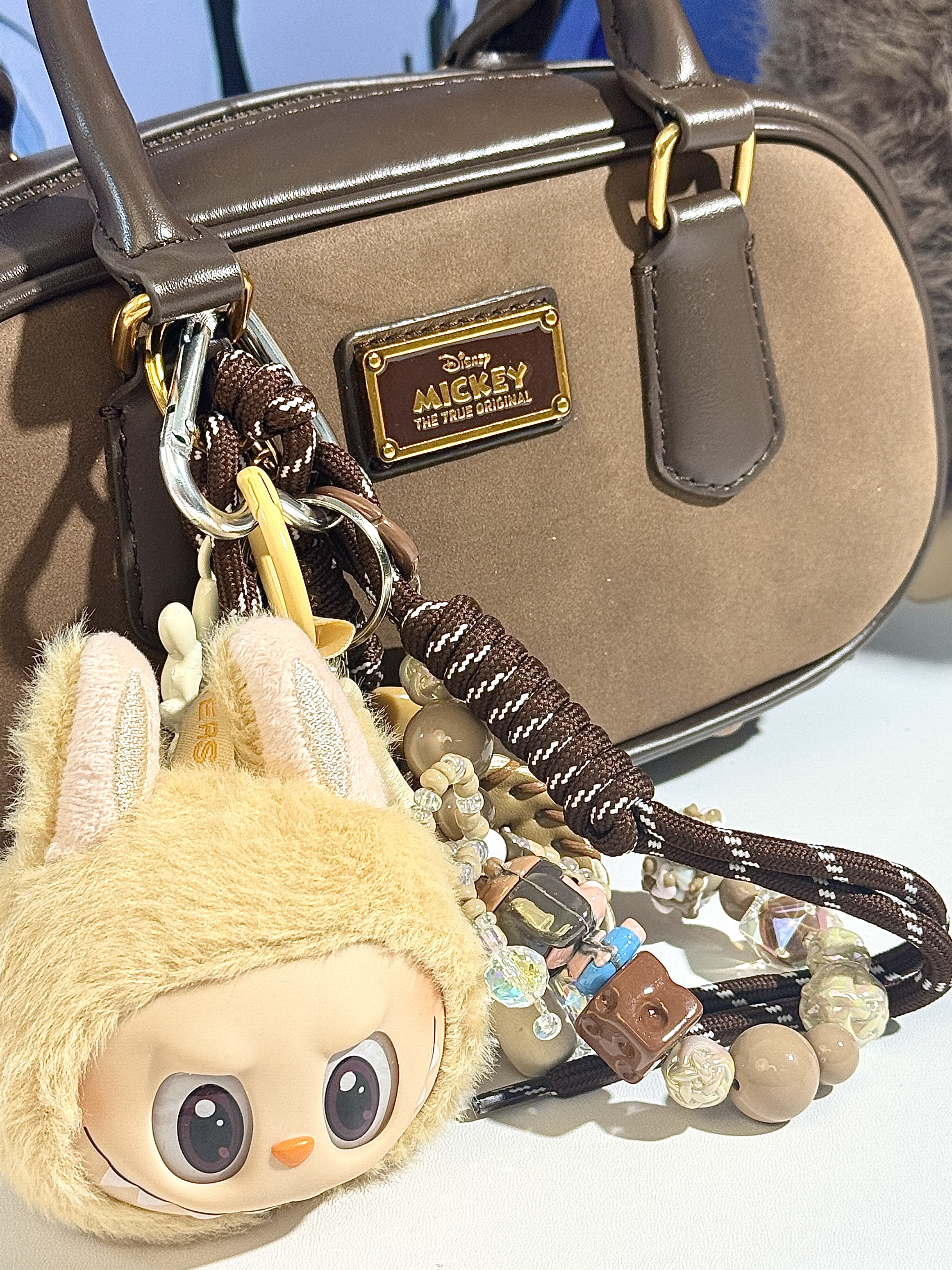 原创diy毛绒公仔包挂