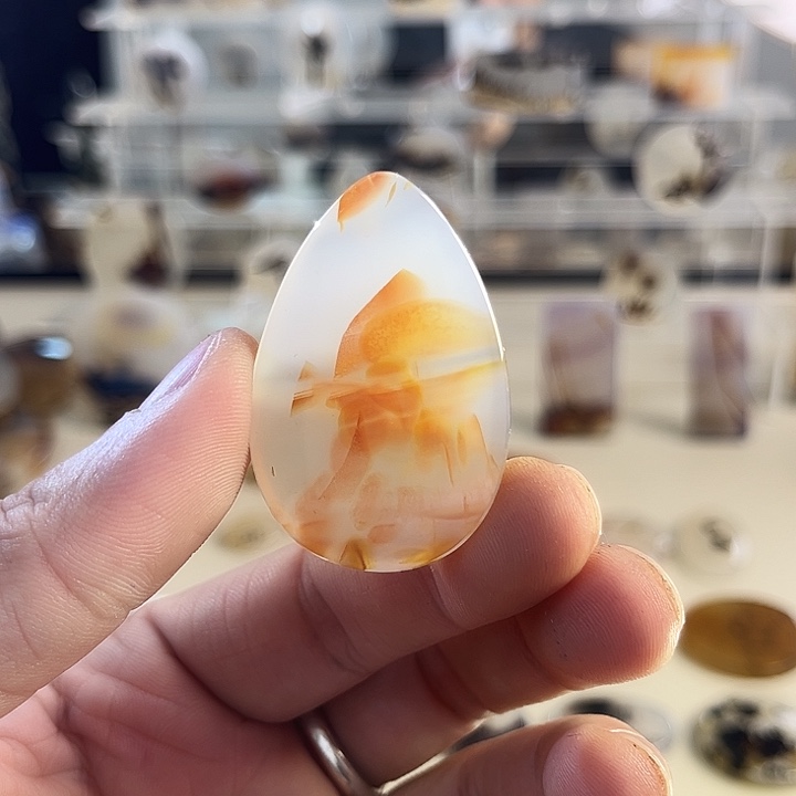 玛瑙/玉髓吊坠(不含链)未镶嵌