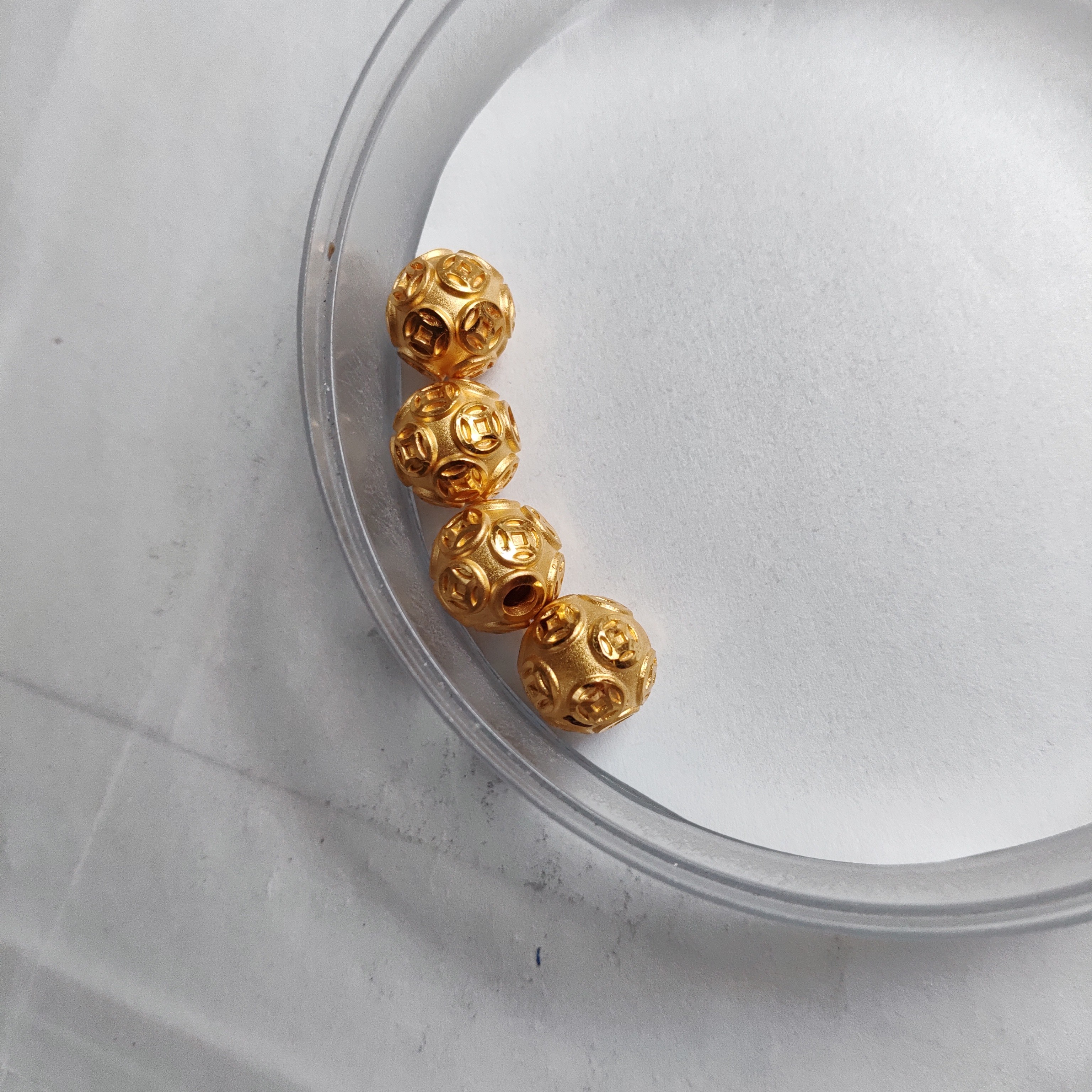 金元宝足金999貔貅珠子首饰