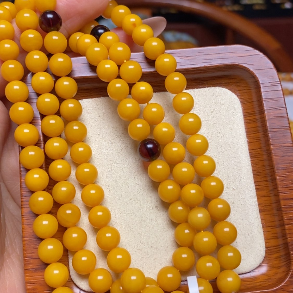 【闪购商品】蜜蜡手链未镶嵌手串