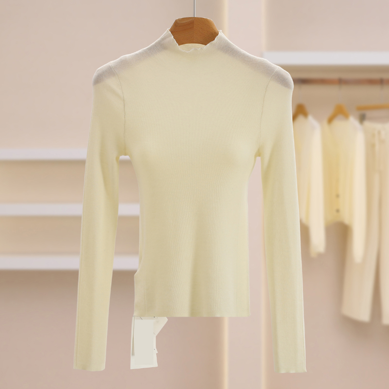 【可可浮力推荐】纯色打底针织衫#ZXK58M022