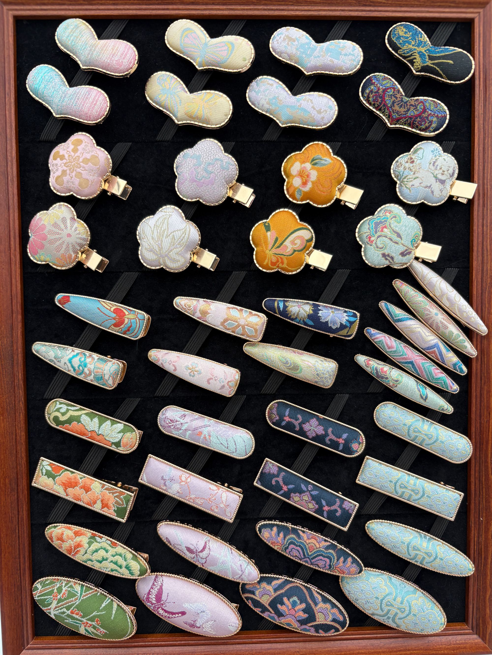 （直播间专拍）宋锦发夹国风发饰中式时尚气质头饰民族风边夹鸭嘴夹