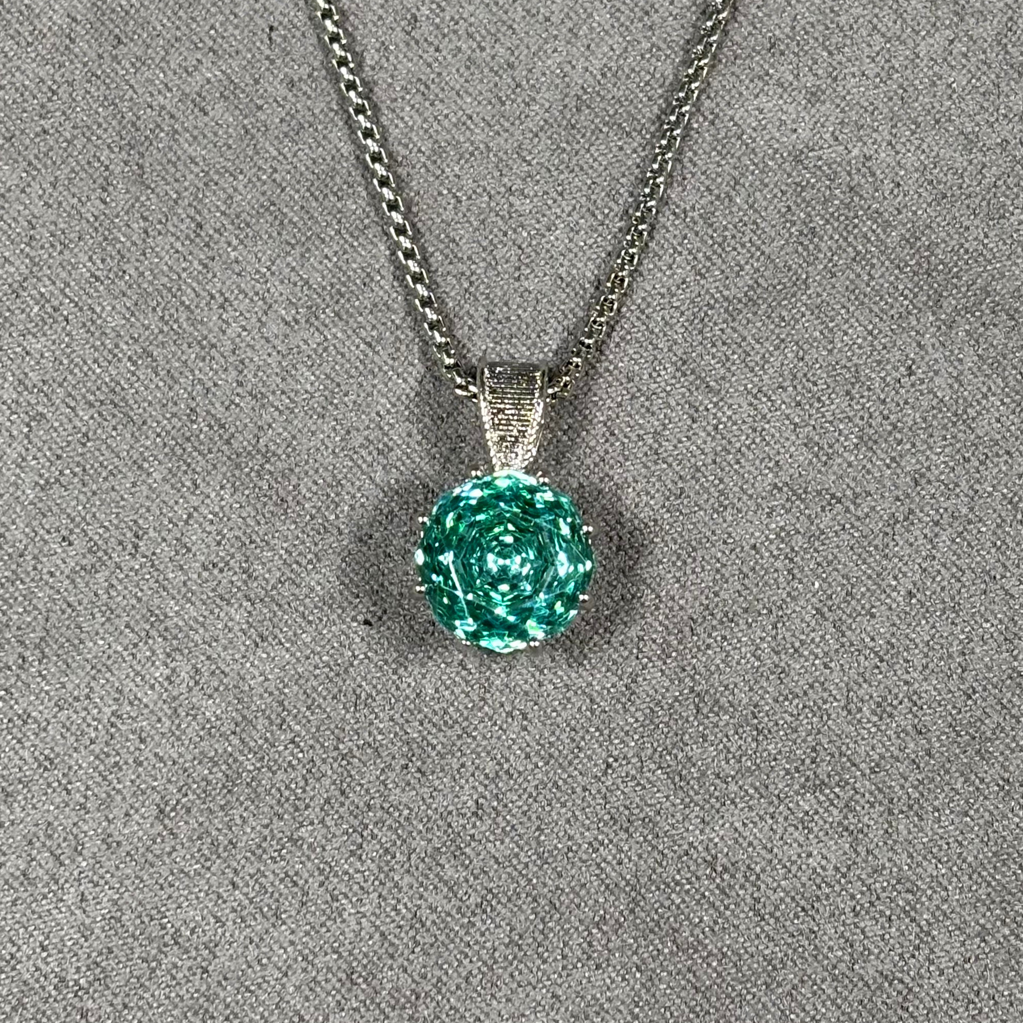 【高端定制】高贵奢藏级祖母绿吊坠583