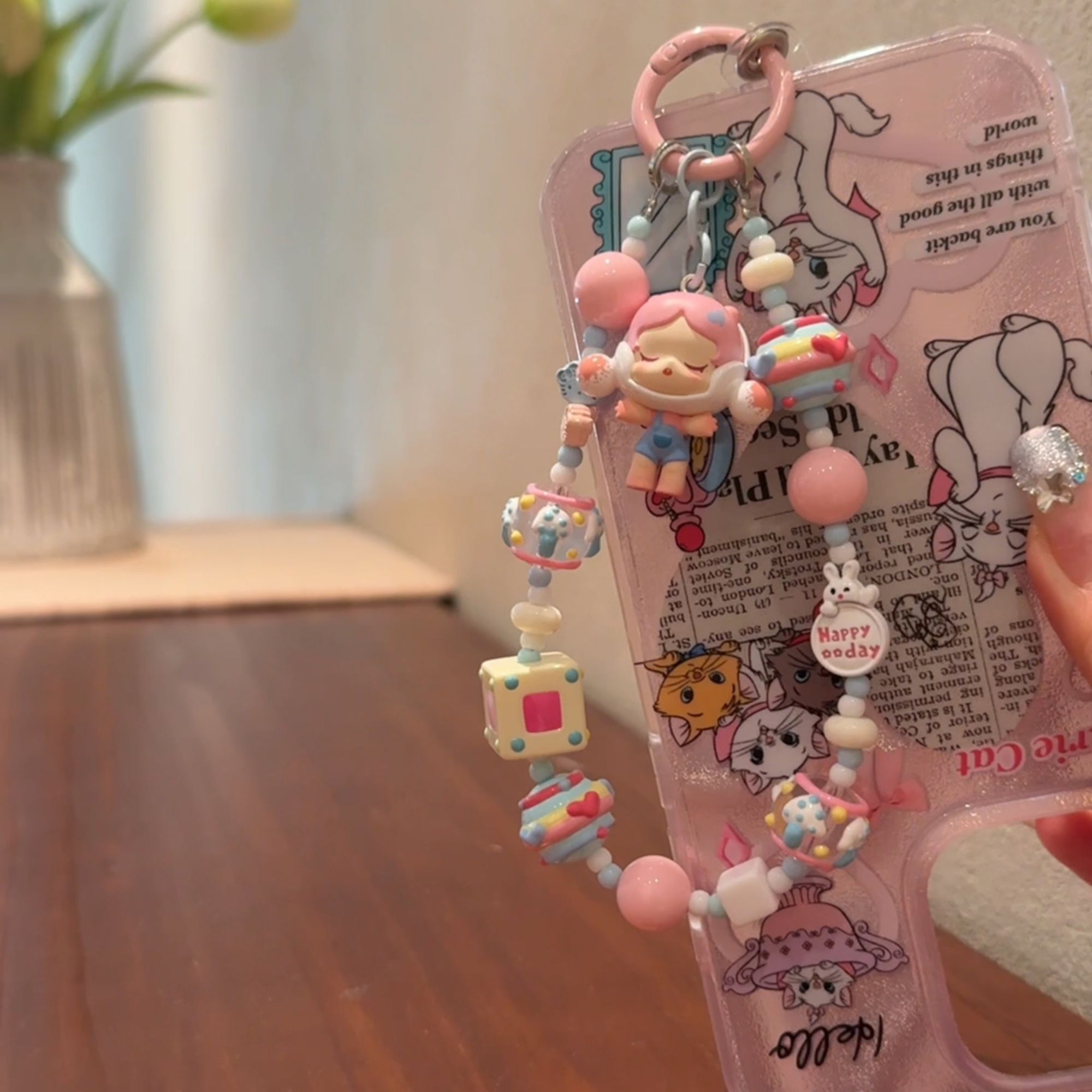 【BBHMWA】潮玩手机壳挂件DIY饰品挂饰创意个性可爱手机链BBHM