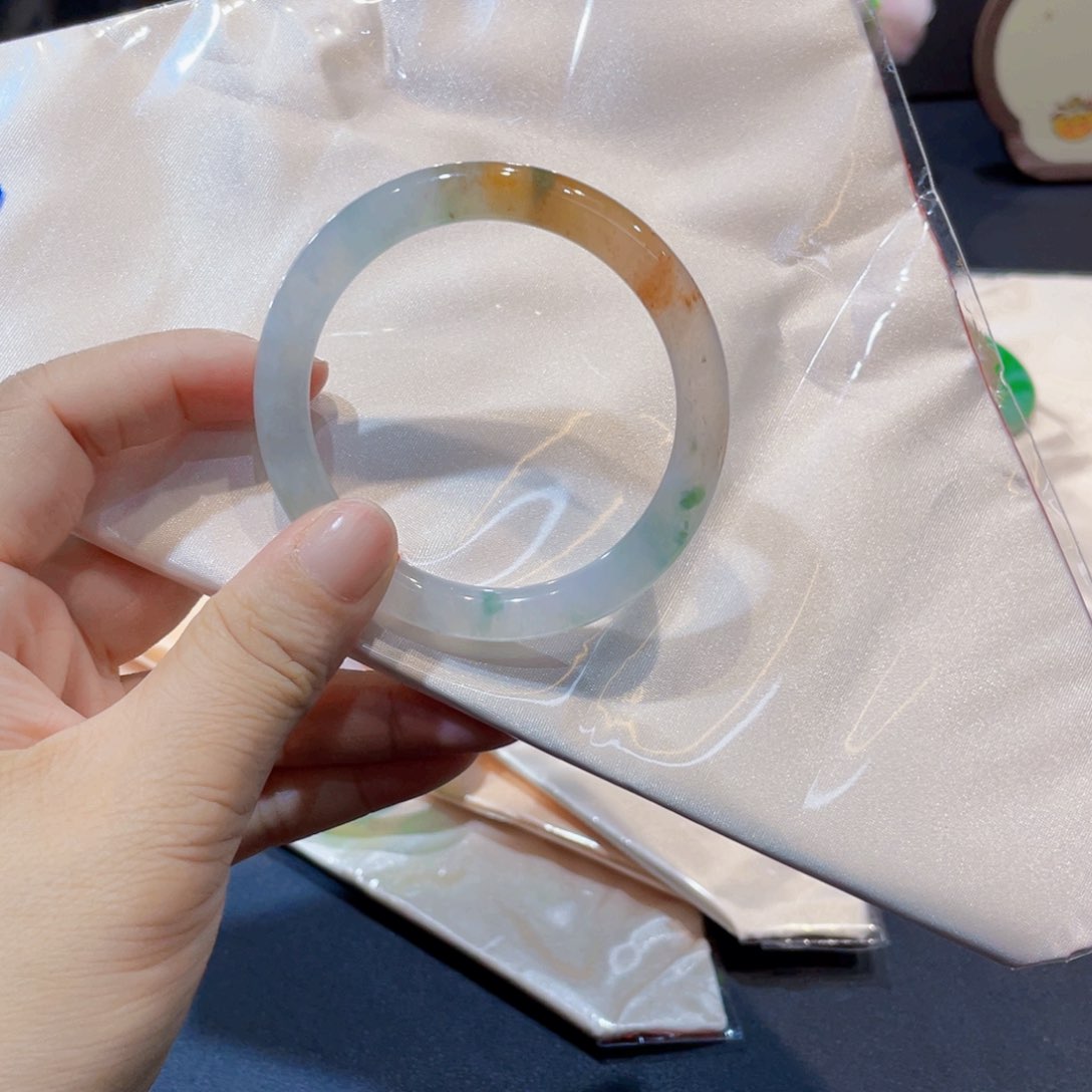 未镶嵌手镯翡翠翡翠手镯54圈