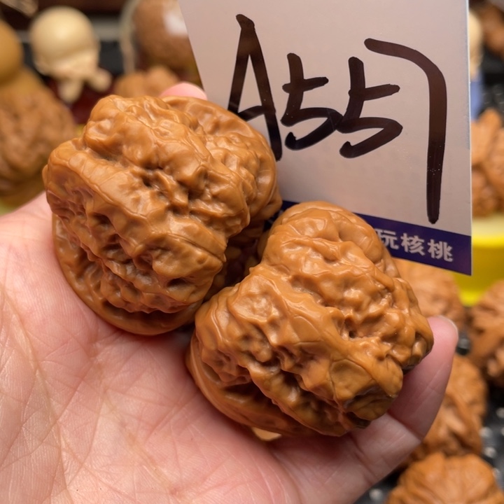 瀚***桃核把件蛤蟆头40