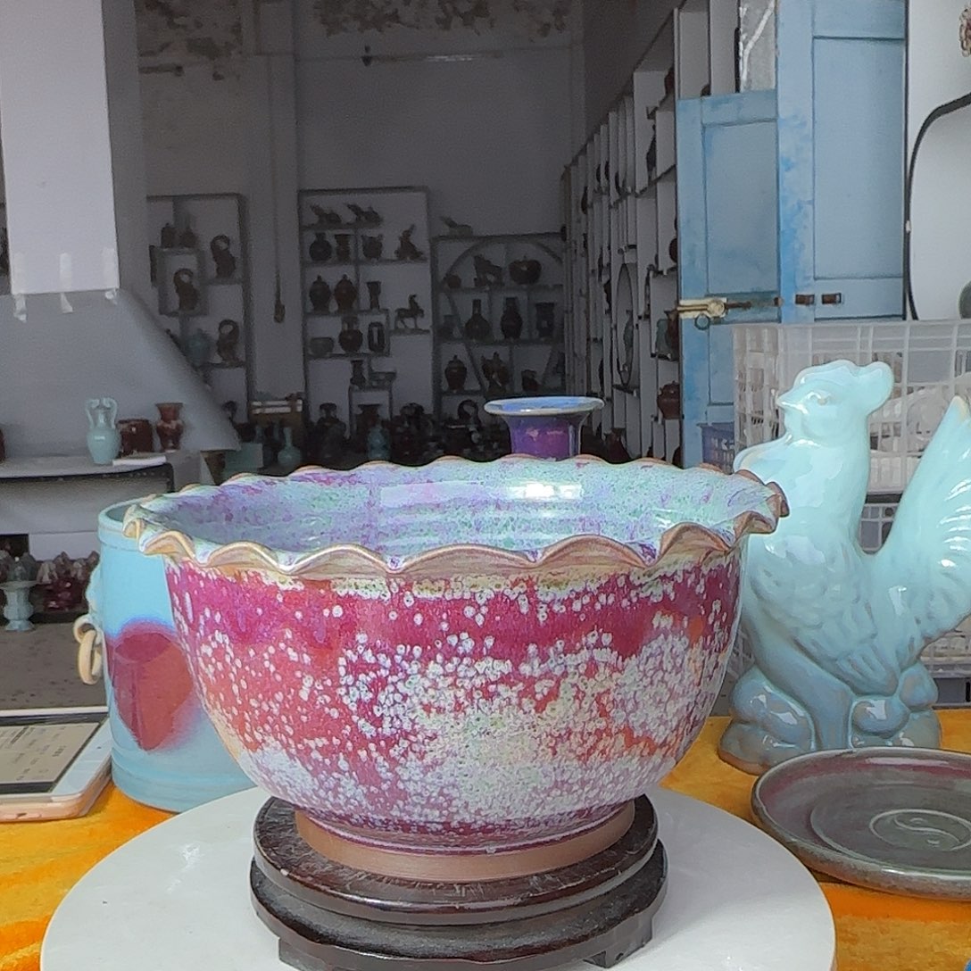 瓷摆件郑家钧窑摆件