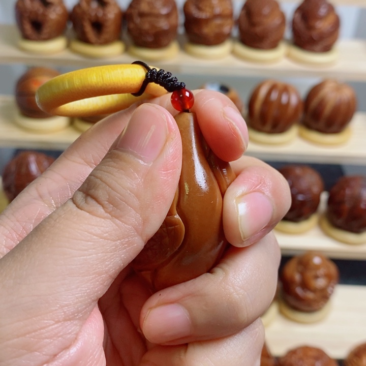 橄榄核吊坠巴西进口大橄榄三面