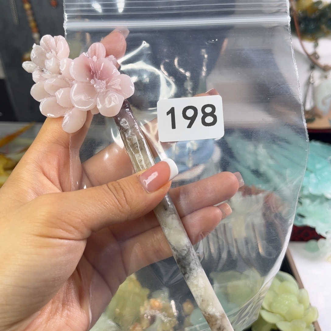 岫玉未镶嵌发饰M****）