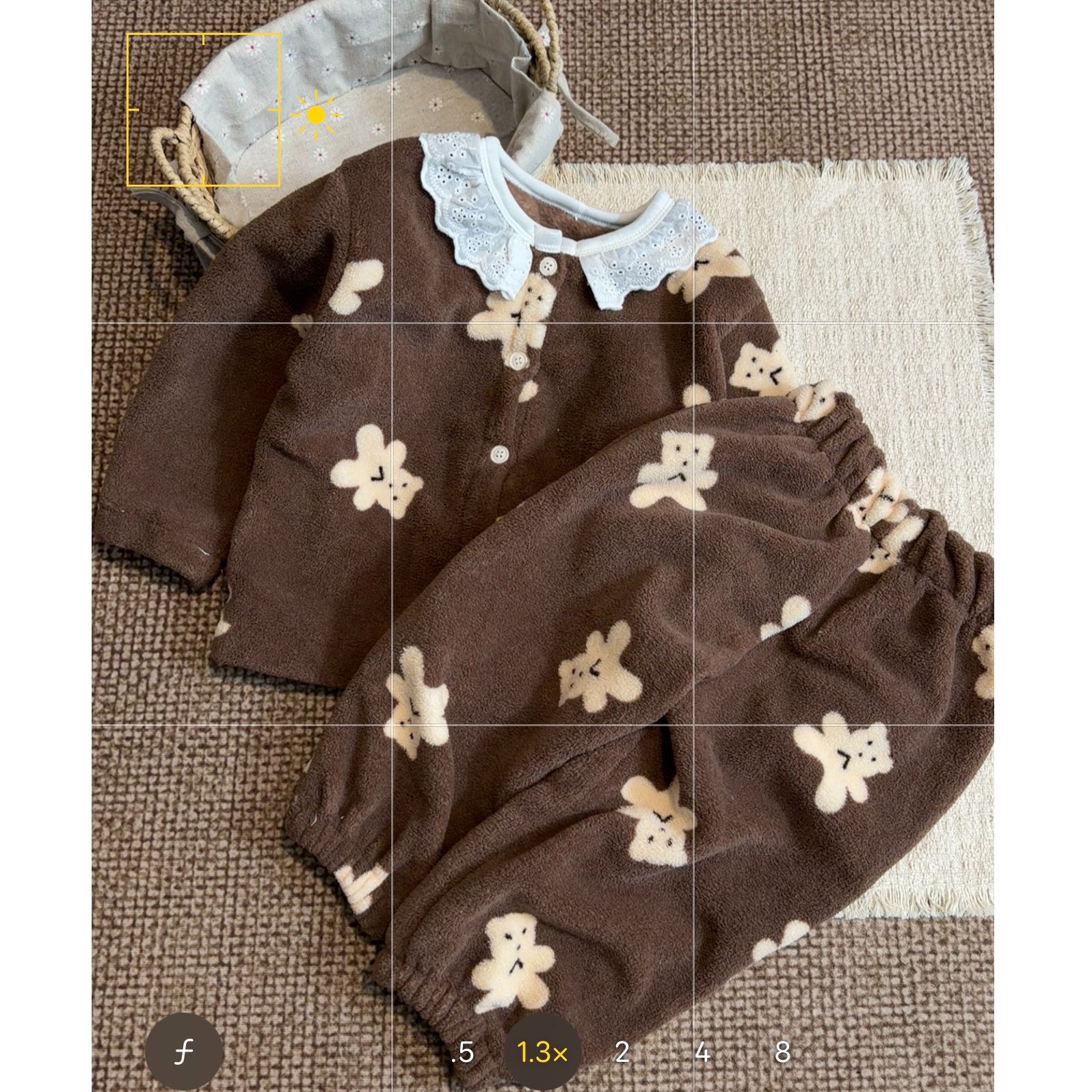 女童韩版森系卡通毛毛家居服套装C12