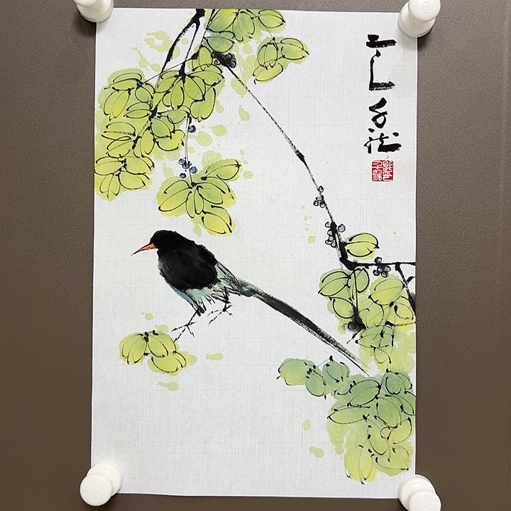 国画郭千龙 手绘原创