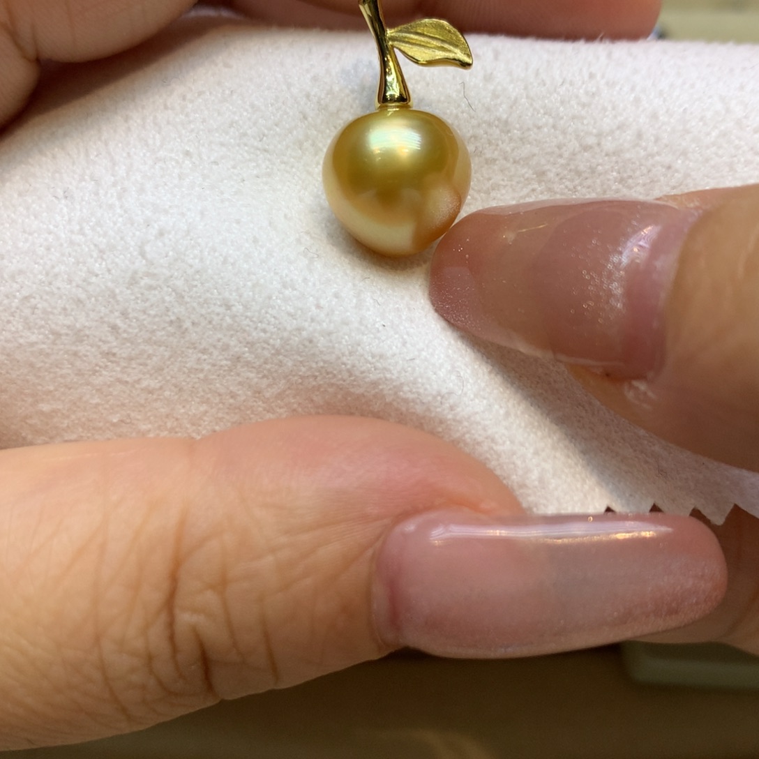 颈饰银S925镶嵌海水珍珠