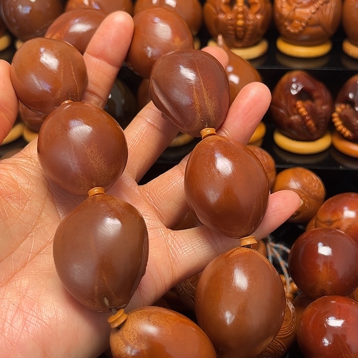 橄榄核手串/手链地**焰一龙九凤