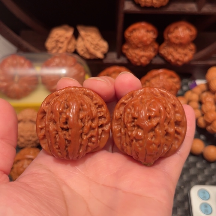 文玩核桃把件四座楼39