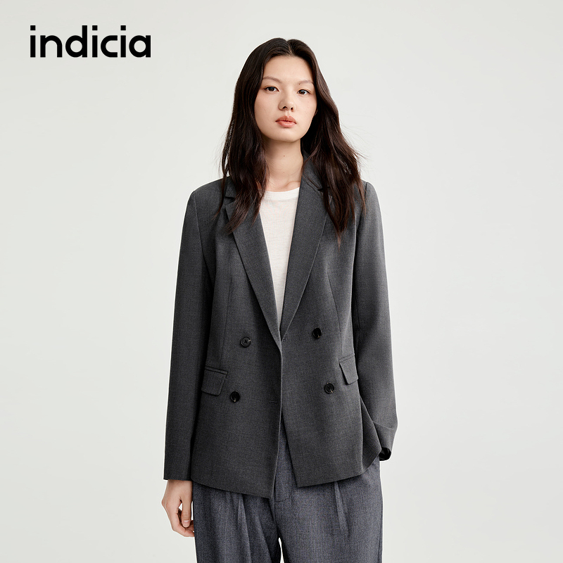 indicia标记25秋新款韩版宽松通勤质感帅气西装女L2C5XZ147