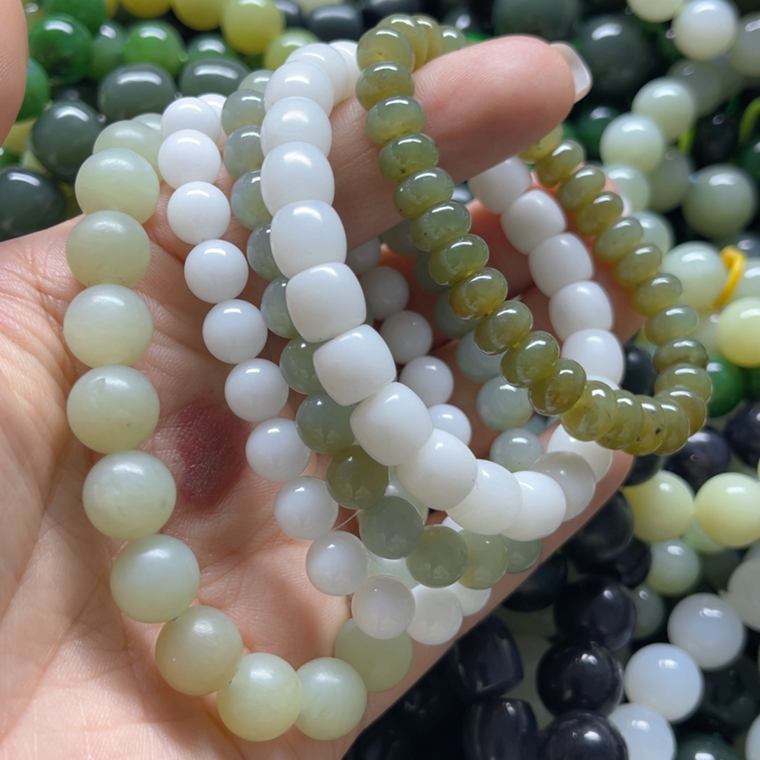 和田玉手链未镶嵌