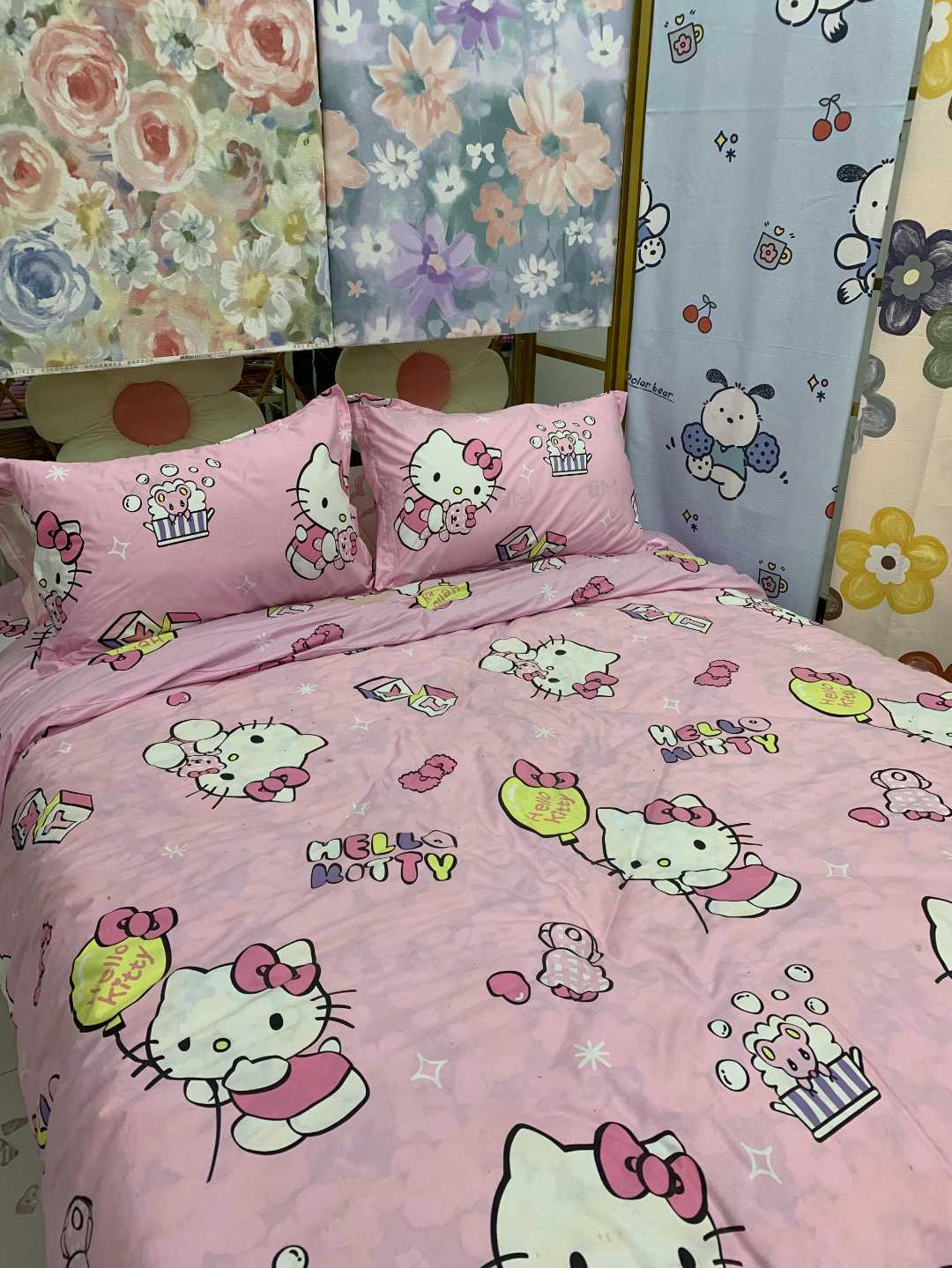 2.微瑕斜纹 加厚老粗布 印花纯棉成品床单（以主播介绍为准）床品