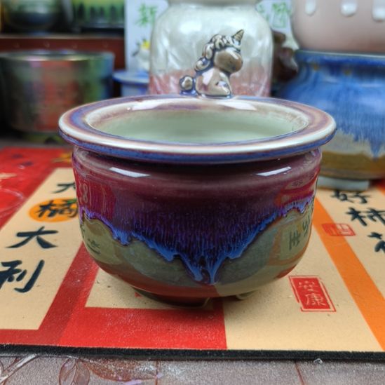 景德镇手工高温陶瓷:内口9外口12高8.5