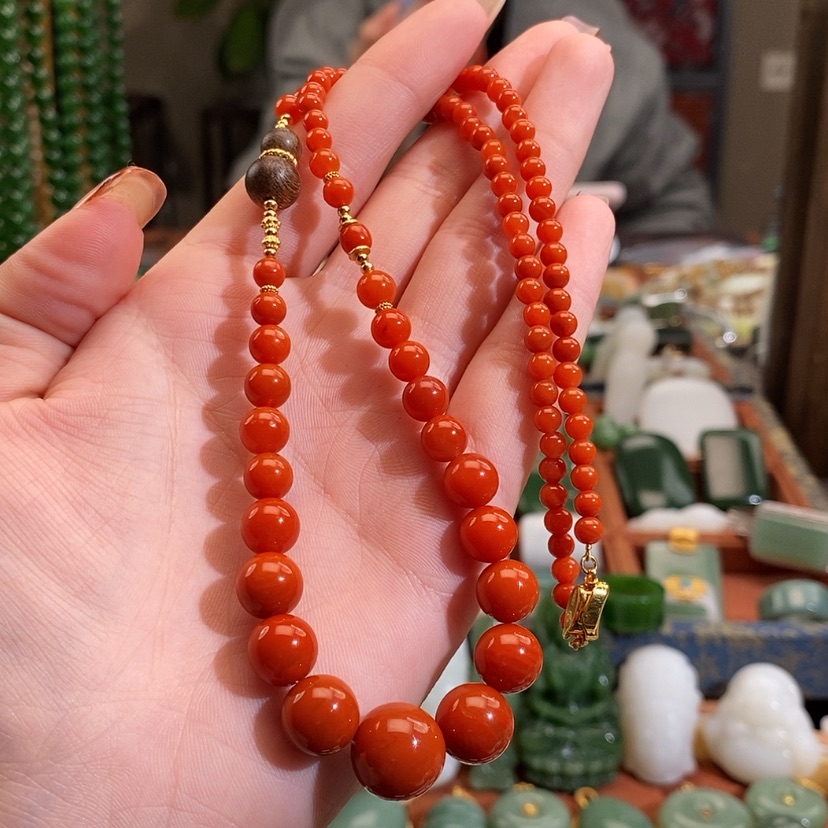 【闪购商品】项链未镶嵌南红玛瑙