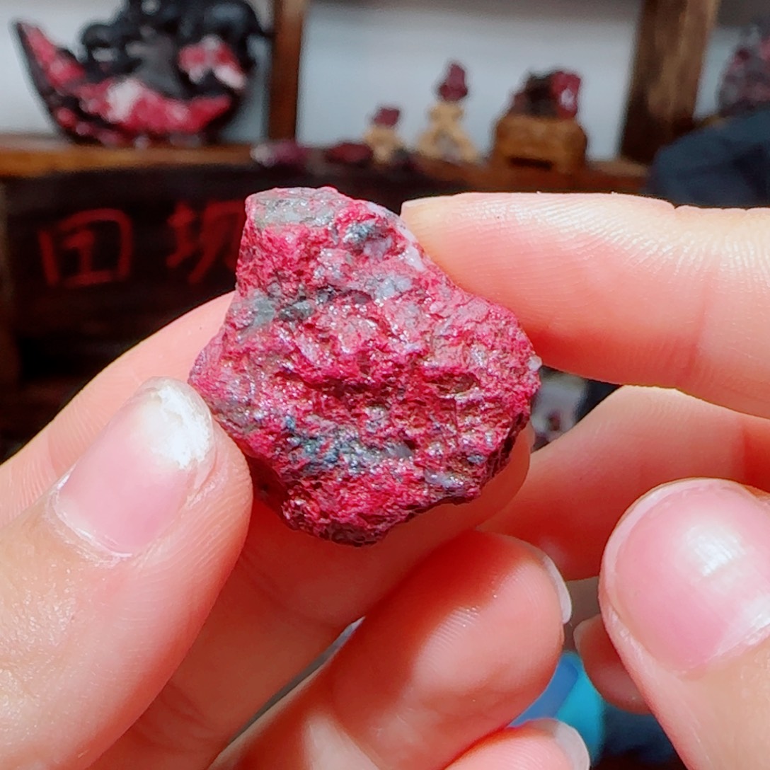 天然辰砂朱砂毛石头6