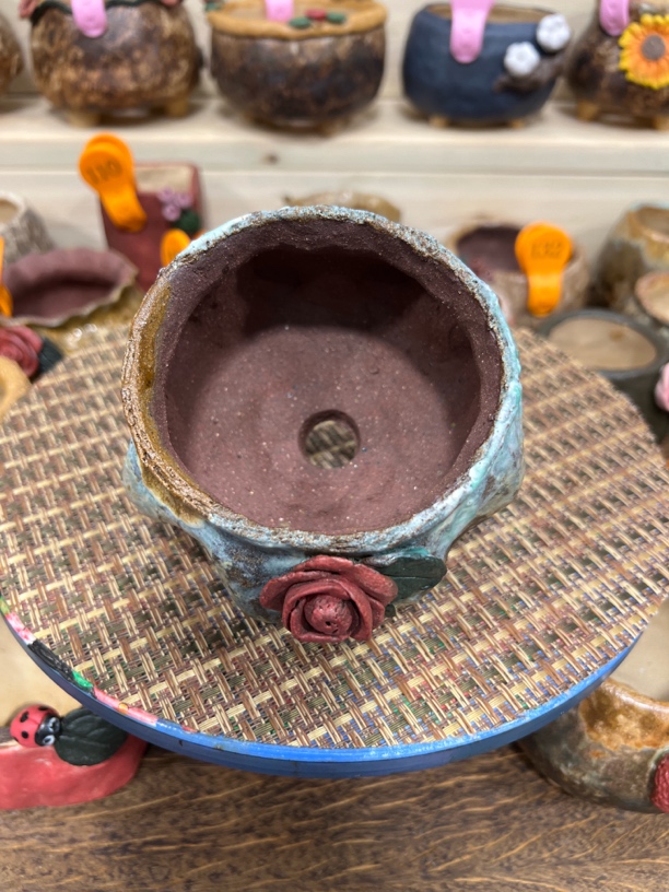 春泥花盆复古系列，内口9，高度9