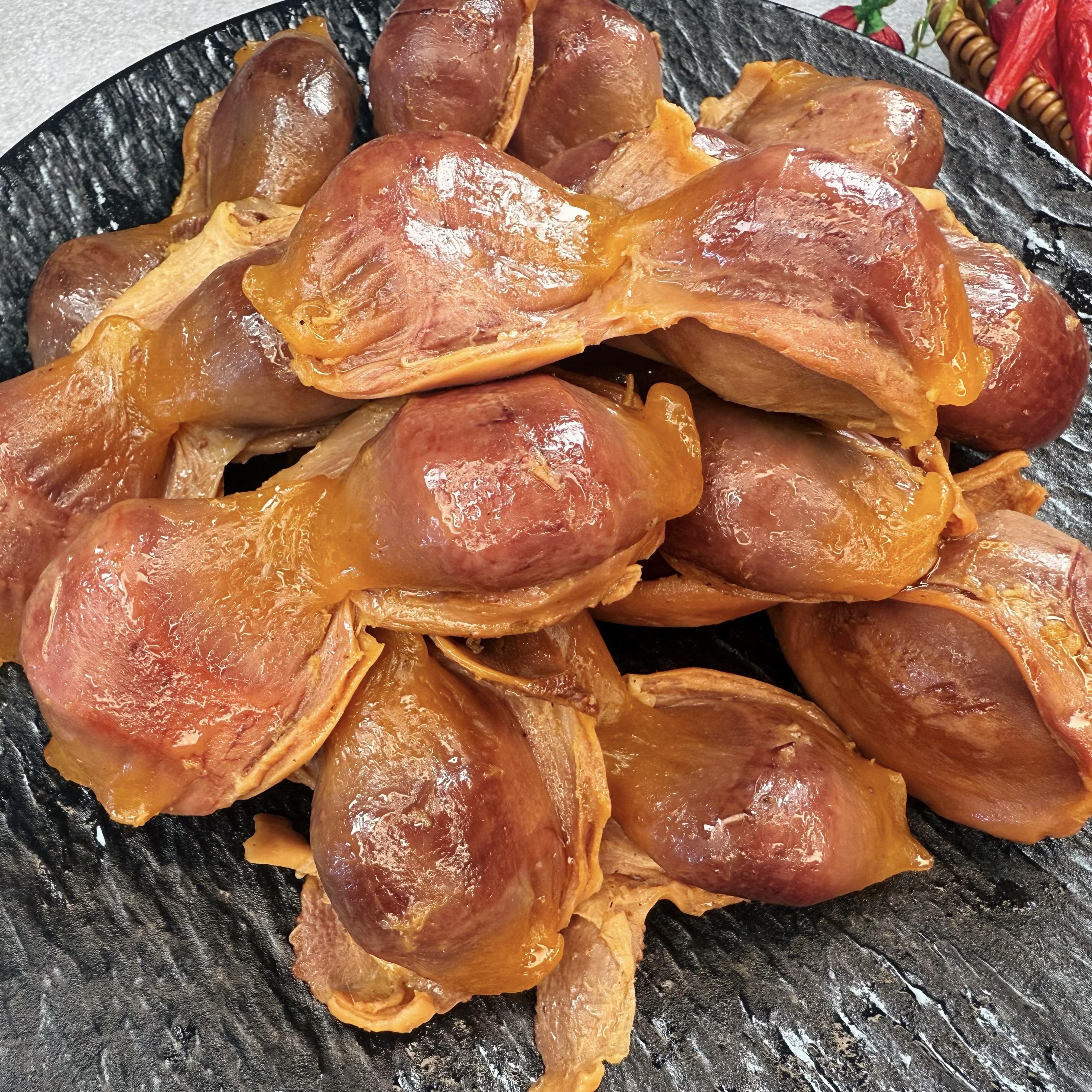 现卤大鹅胗开袋即食鲜香耐嚼休闲追剧解馋零食