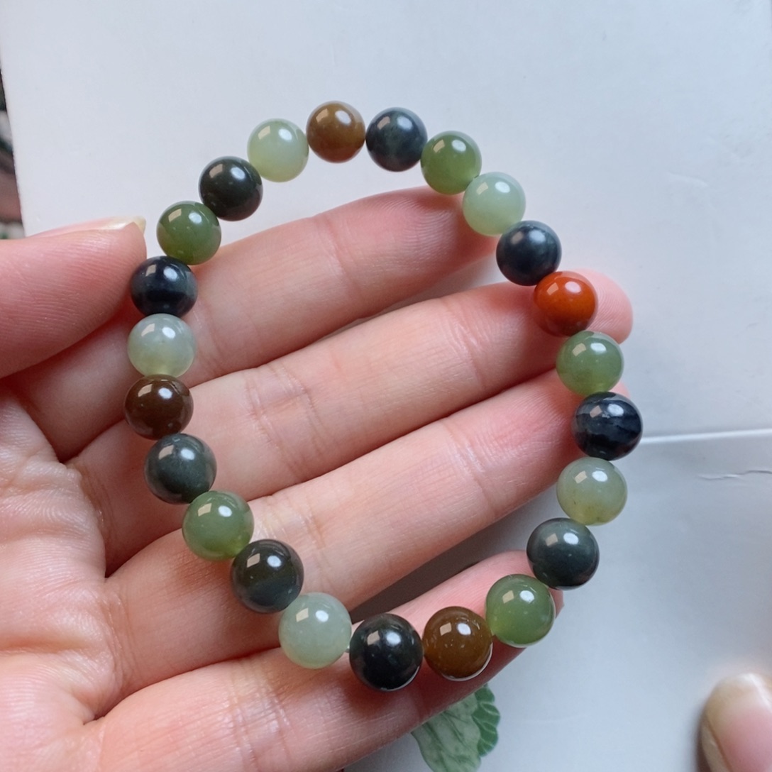 和田玉手链未镶嵌楼兰