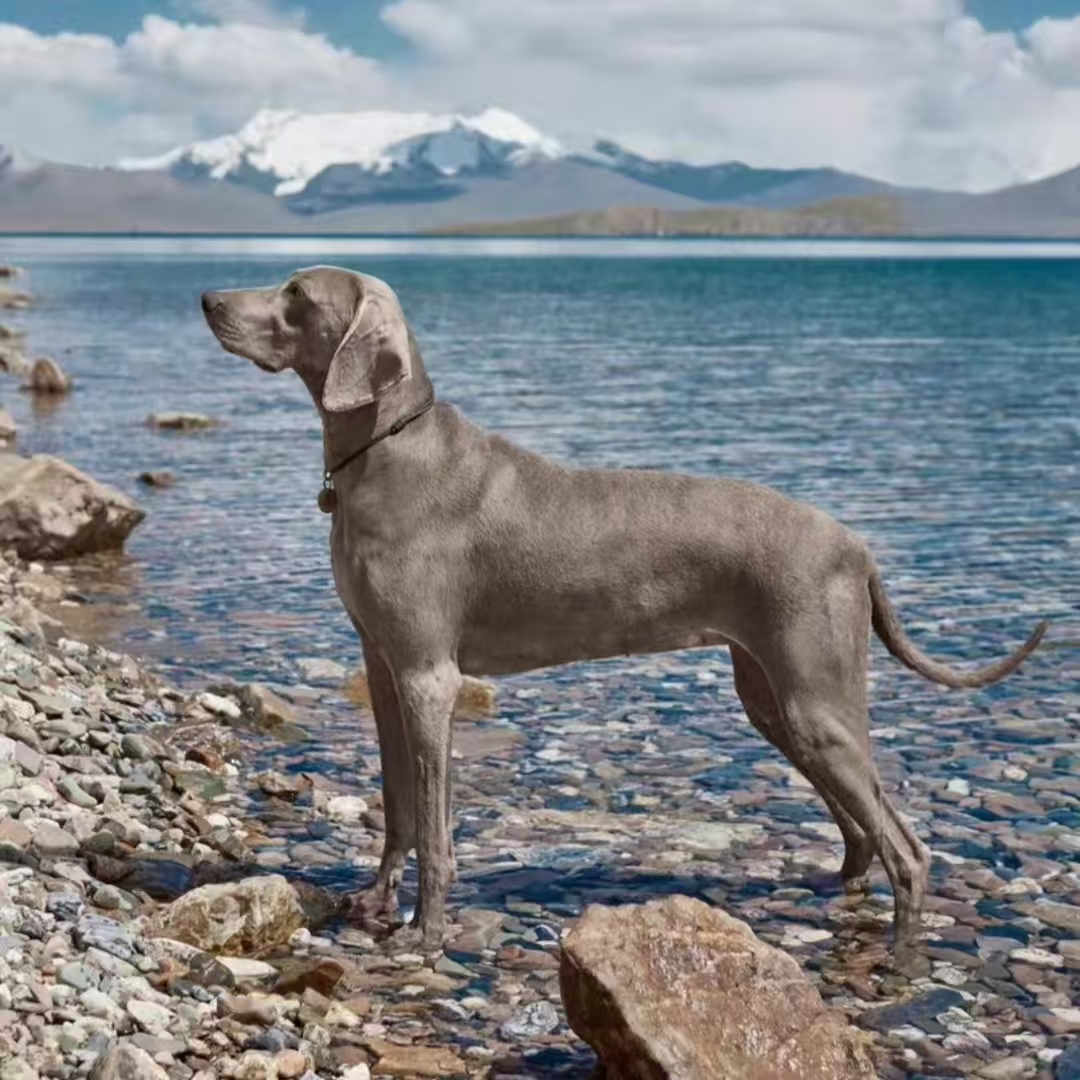 （威玛猎犬 魏玛猎犬）宠物活体狗狗