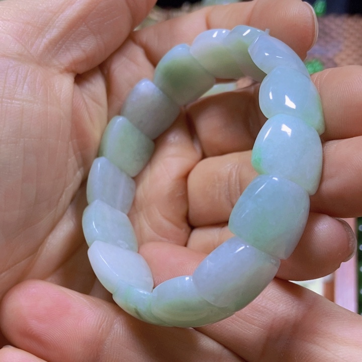 翡翠手链未镶嵌手排