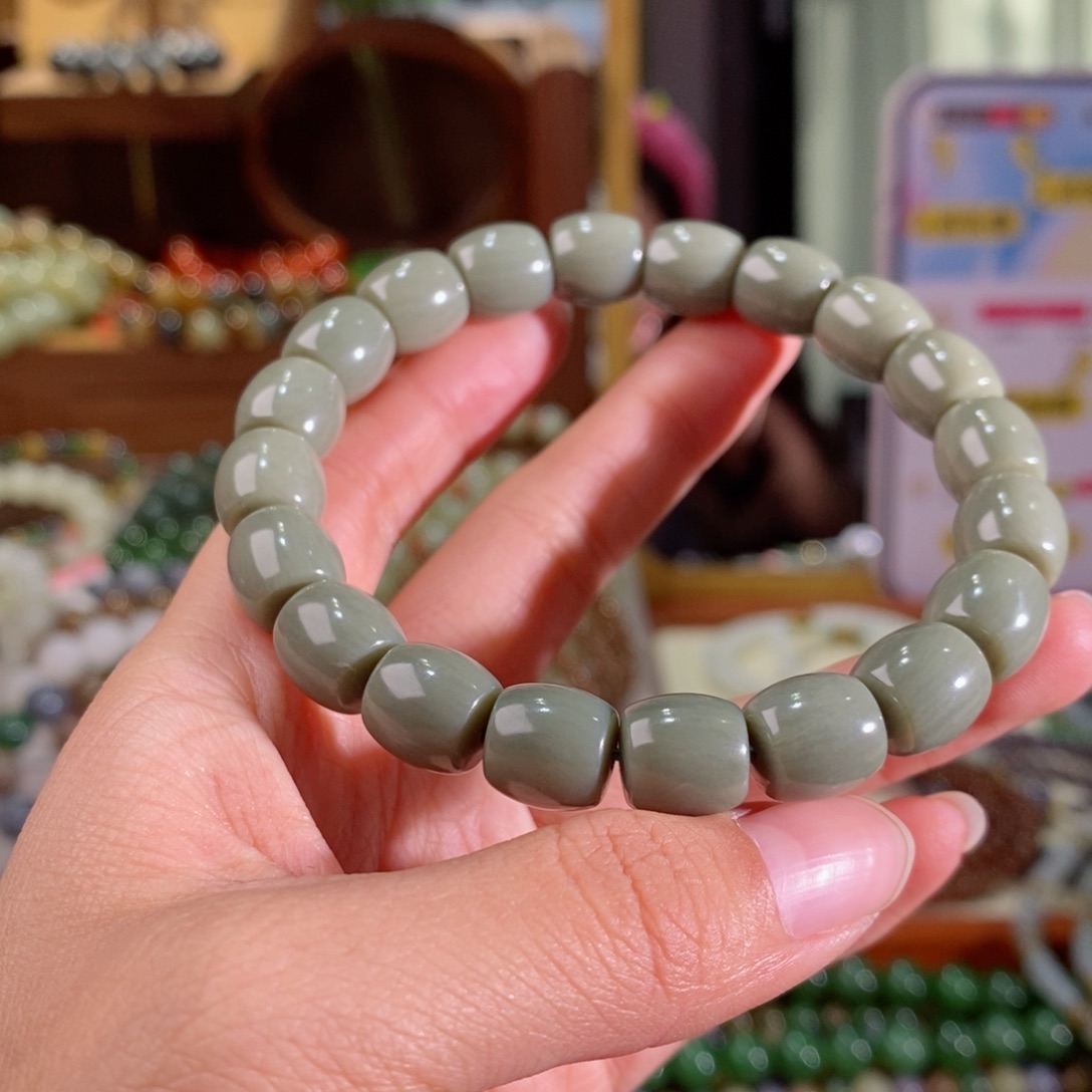 和田玉手串多样性拍一发一未镶嵌