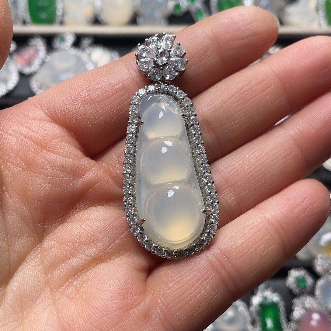 玛瑙/玉髓合金挂件