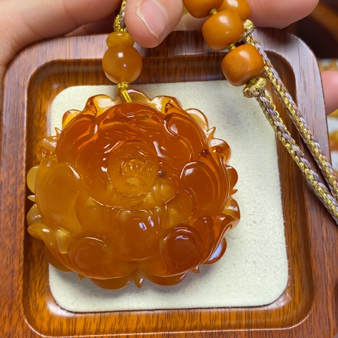 【闪购商品】蜜蜡颈饰未镶嵌项链