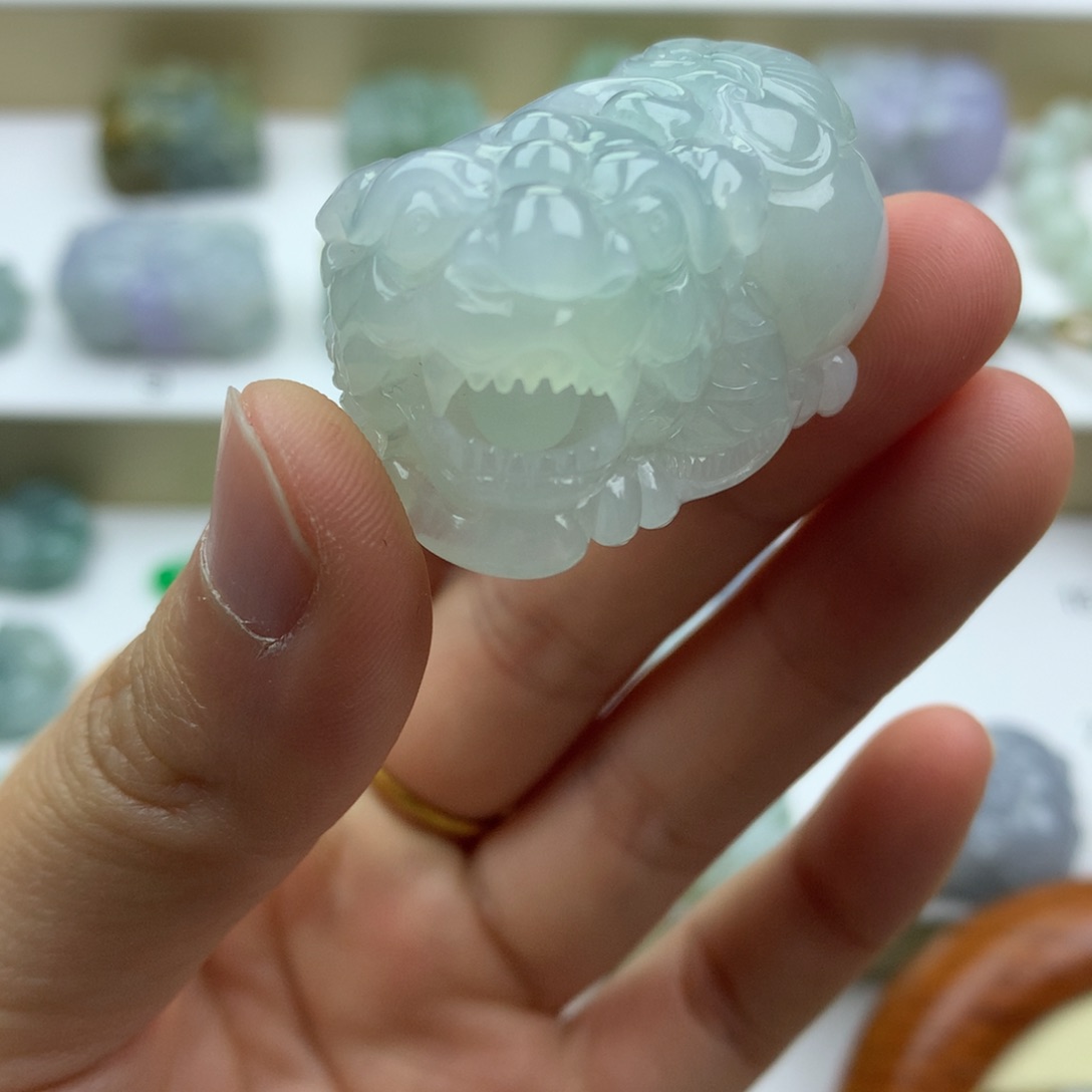 翡翠吊坠(不含链)未镶嵌天然缅甸翡翠A货貔貅