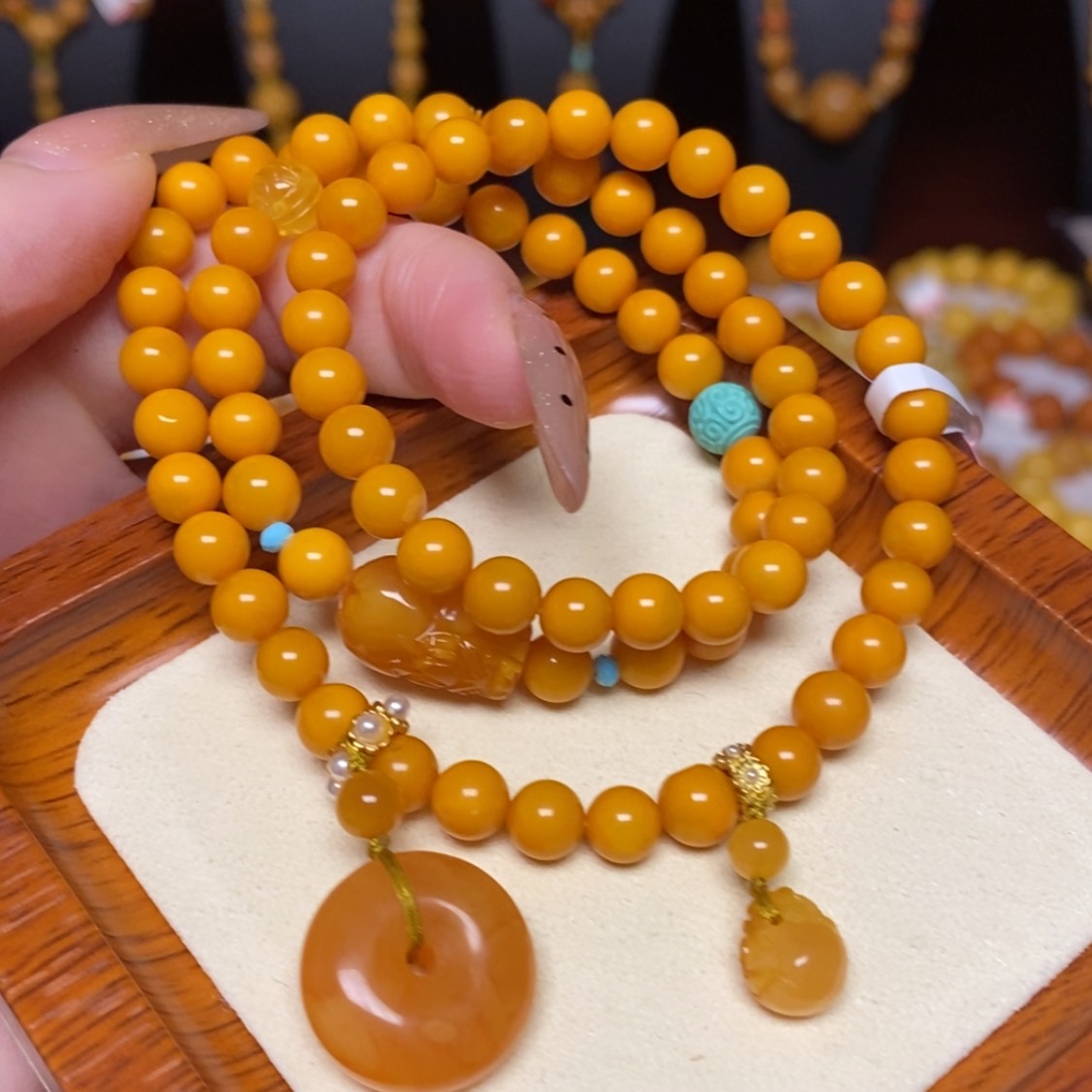 【闪购商品】蜜蜡手链未镶嵌手串